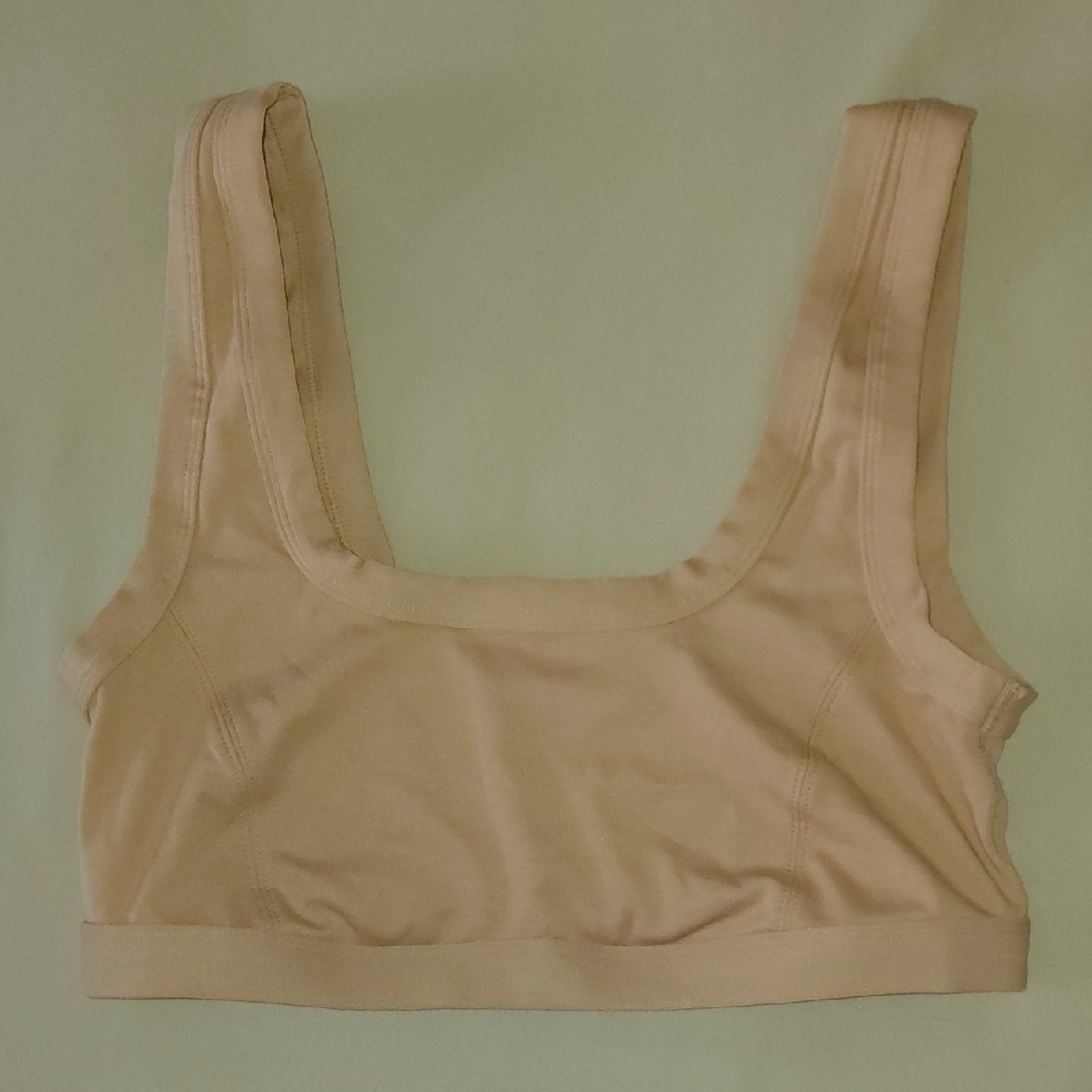 YITTY Scoop Neck Bralette in Beige Medium